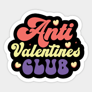 Anti Valentines Club Love Sucks Anti Love Sticker